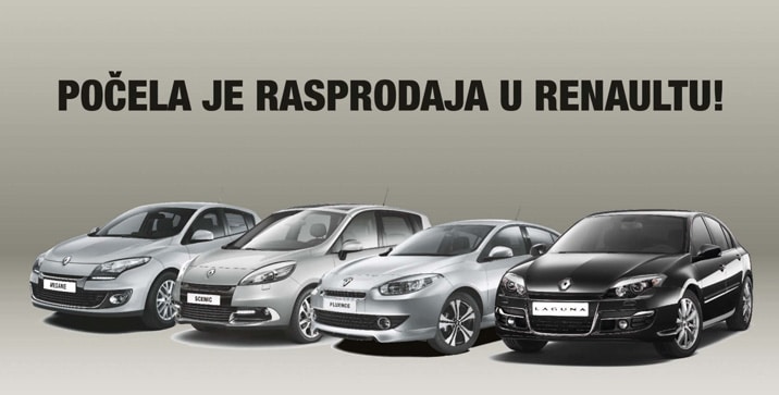 Pocela je rasprodaja u Renaultu
