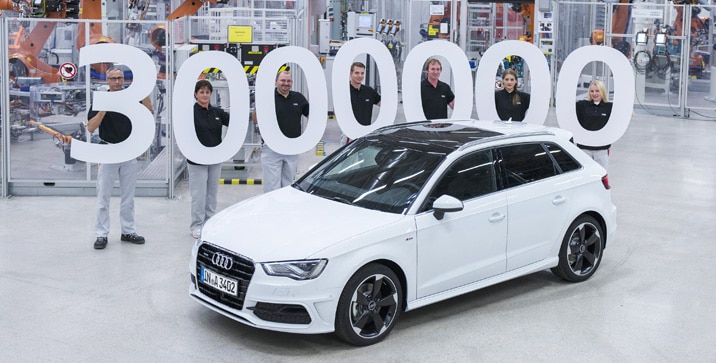Drei Millionen Audi A3 ?  Bestseller aus Ingolstadt