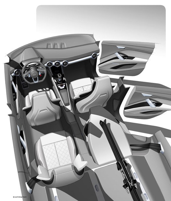 Audi praesentiert die Studie auf der Peking Motor Show 2014.