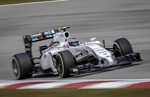 Williams Bottas sepang 2014 race
