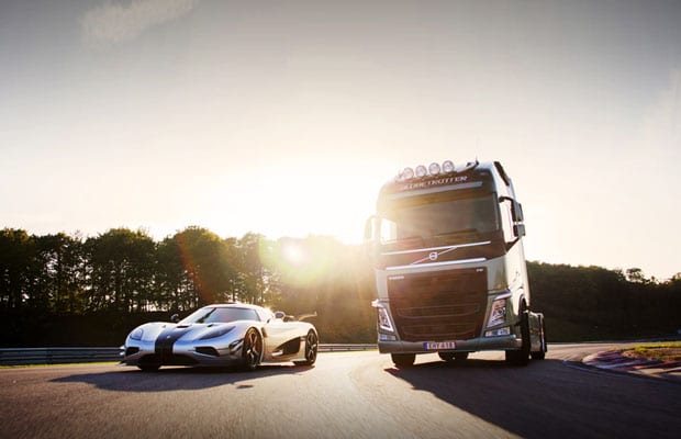 Koenigsegg vs volvo trucks 02