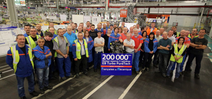 PSA Peugeot Citroën proizveo 200.000 turbo PureTech motora