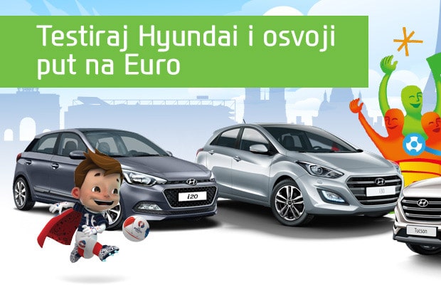 Testiraj Hyundai i Osvoji put na Euro
