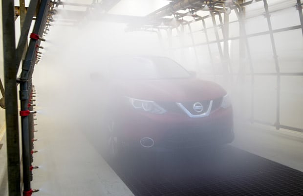Nissan Shower test