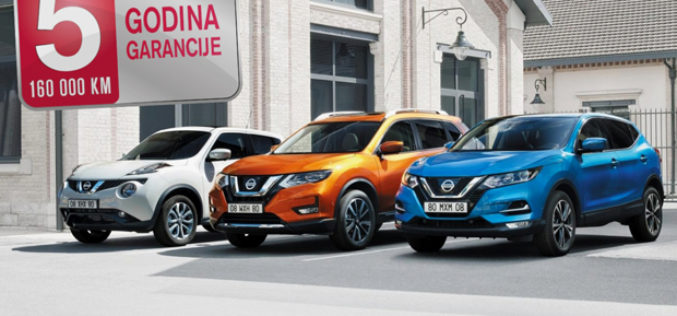 Petogodišnja garancija za Nissan automobile