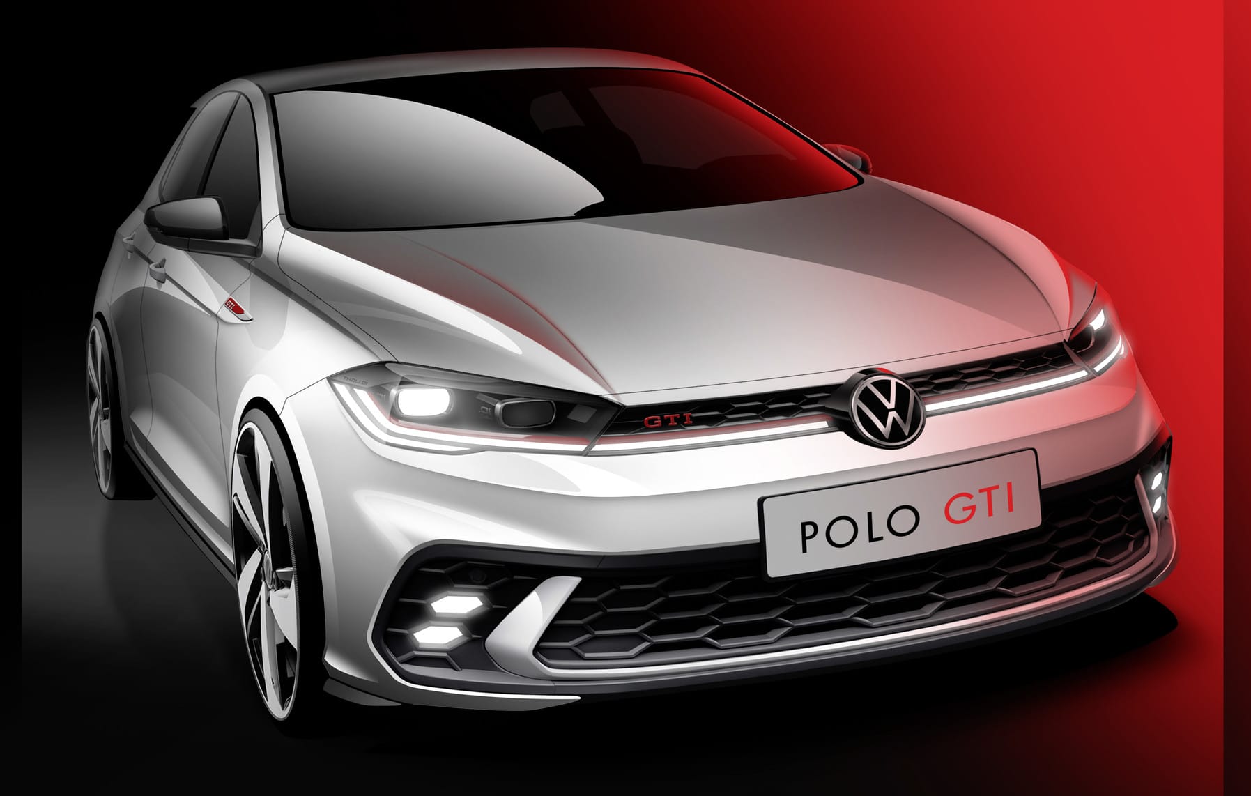 Volkswagen Polo GTI skica 2021