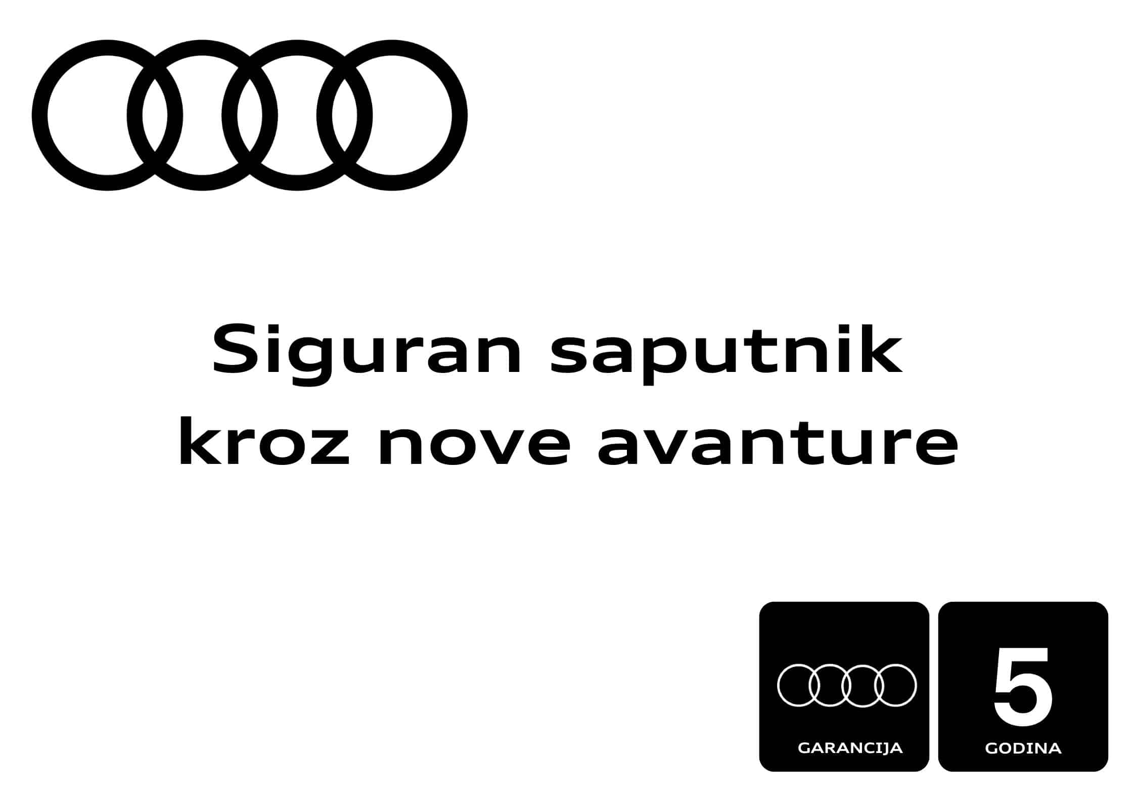 Audi 5 godina garancije