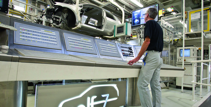 Volkswagen Werk Wolfsburg/Produktion Golf