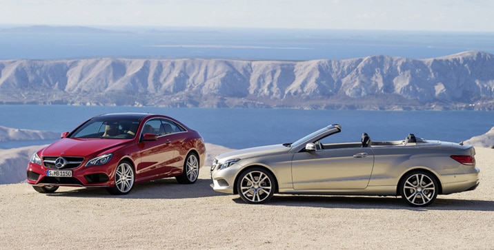 Mercedes-Benz E 500 Coupé mit AMG Sportpaket, (C 207), 2012, E