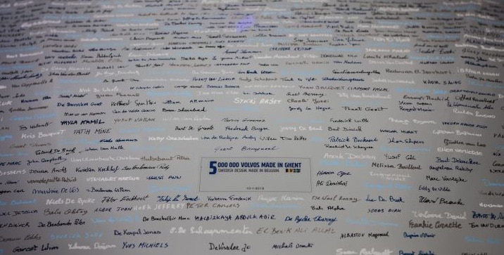 Pet miliona Volvo vozila iz pogona Ghent 2