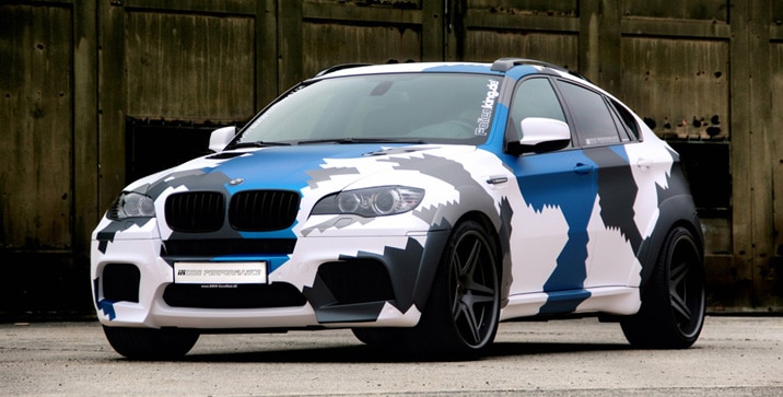 BMW X6M Stealth Inside Performance