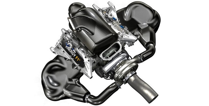 F1 Renault turbo engine energy