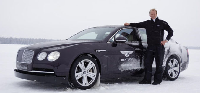 Novi Bentley Flying Spur na ledu