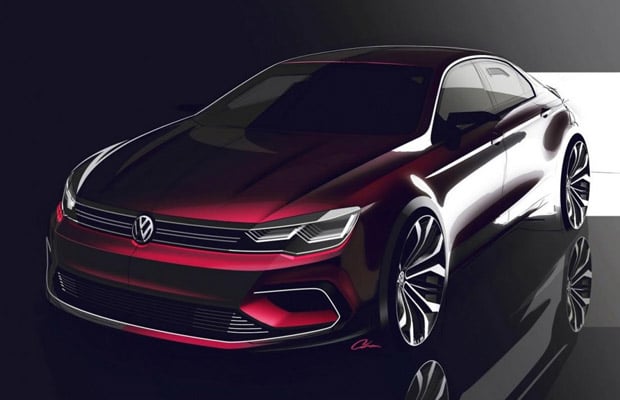 Volkswagen Golf-Jetta Coupe Concept 2014 - 01