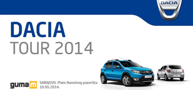 Dacia automobili putuju kroz BiH