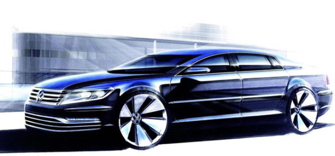 Novi Volkswagen Phaeton kao rival Chrysler 300 i Ford Taurus modelima