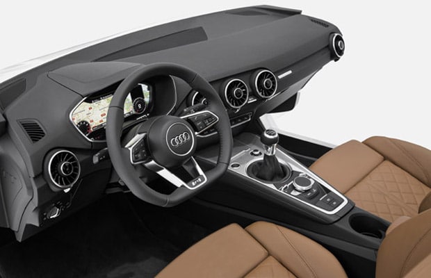 Puristisch, sportlich und clean ?  Audi zeigt neues TT-Interieur auf der CES