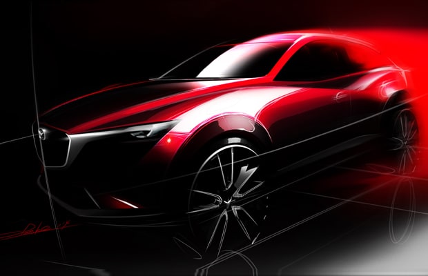 mazda cx-3_teasersketch_102814