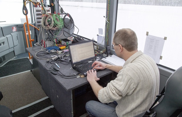 Daimler Buses Winter Testing