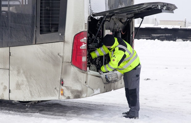Daimler Buses Winter Testing