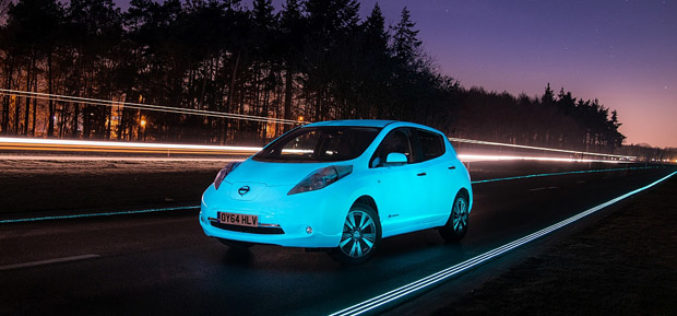Nissan LEAF je prvi automobil koji svijetli u mraku