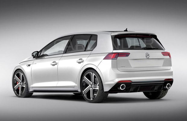 volkswagen golf facelift 2019-A