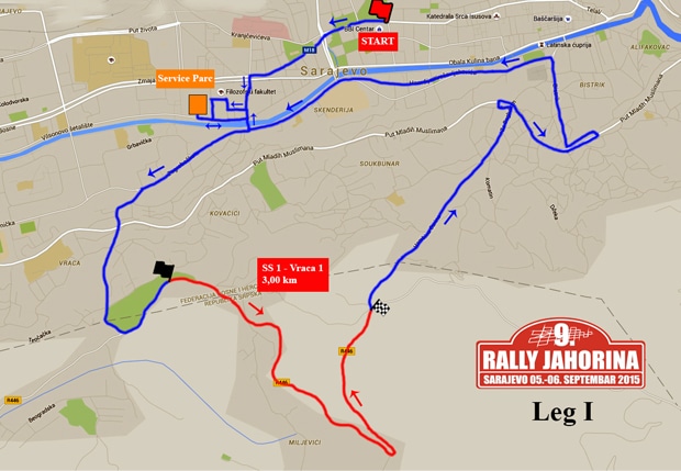 Rally Jahorina 2015 ruta1