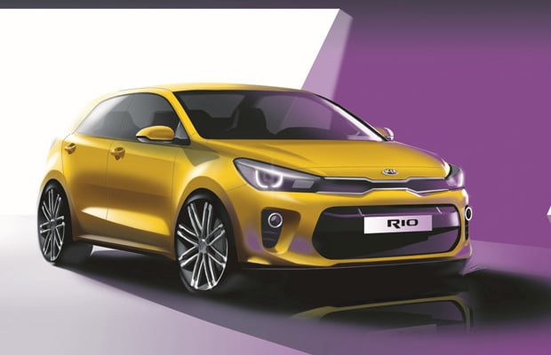 Kia Rio_Exterior Front Quarter Rendering (Medium 4th Generation )