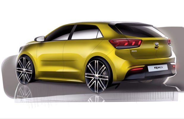 Kia Rio_Exterior Rear Quarter Rendering (Medium4th Generation )