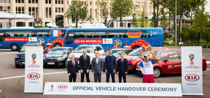 Kia predala vozila organizatorima svjetskog prvenstva u fudbalu u Rusiji