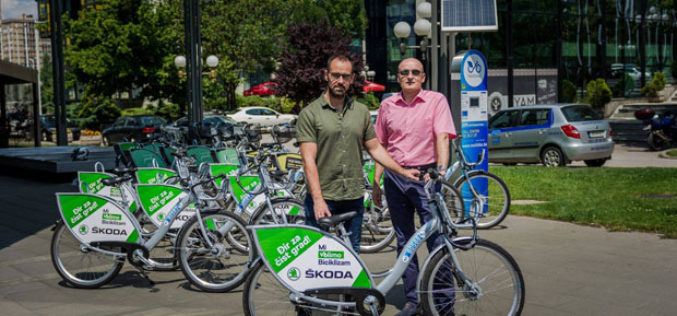 ŠKODA omogućila nabavku deset novih Nextbike bicikala