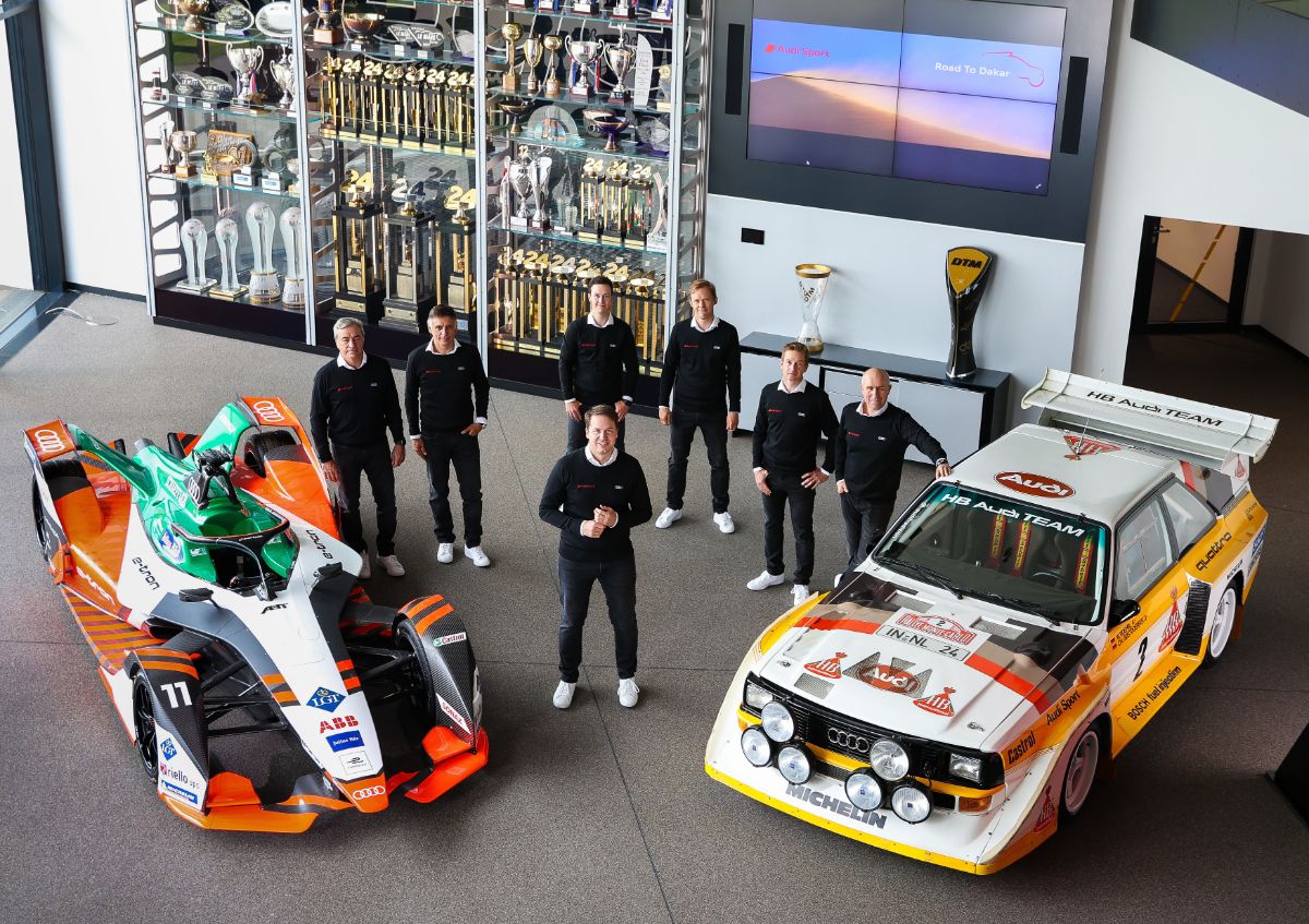 Audi Dakar 2022 team