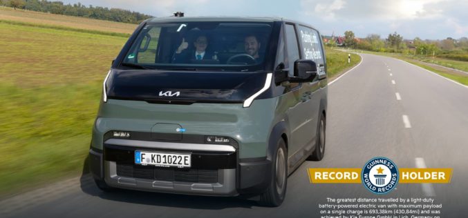 Kia PV5 Cargo postavio Guinnessov svjetski rekord